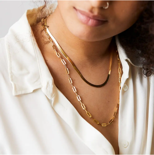 Paperclip Link Chain Necklace